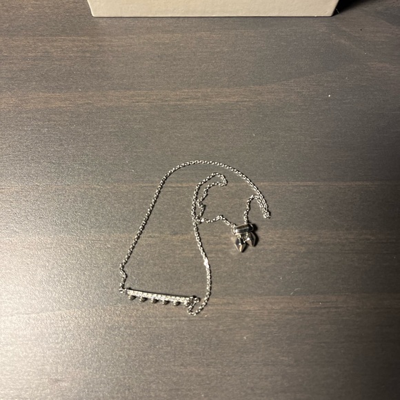 RARE like new Kendra Scott Molly 14k white gold and diamond adjustable bracelet - Picture 5 of 6